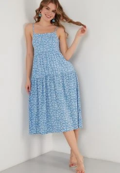 LELA LONG - Vestido Ligero - Baby Blue , Mujer 8 LELA LONG - Vestido Ligero - Baby Blue , Mujer -LELA Tienda 3b589fd93e7849778a81a0612a1f252f