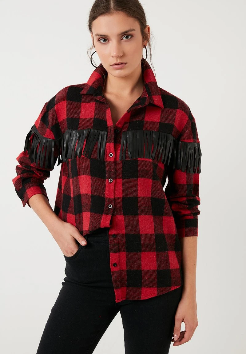 LELA Camisa - Red , Mujer 3 LELA Camisa - Red , Mujer - Imagen 3