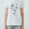 LELA Camiseta Estampada - White , Mujer