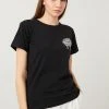 LELA Camiseta Estampada - Black , Mujer