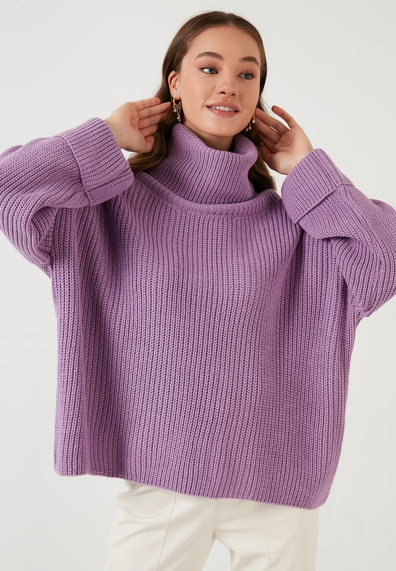 LELA BUTTON-DOWN - Jersey De Punto - Lilac , Mujer 3 LELA BUTTON-DOWN - Jersey De Punto - Lilac , Mujer - Imagen 3