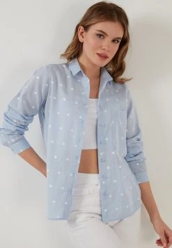 LELA Camisa - Blue , Mujer -LELA Tienda 3f160a0215d24184b2377637c3c9d9f8