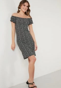 LELA Vestido De Tubo - Black, Mujer -LELA Tienda 3ff693383fe24ab98815697211a14103