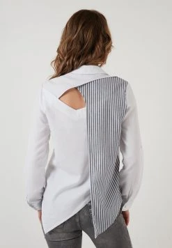 LELA REGULAR FIT - Camisa - White, Mujer -LELA Tienda 4522b3c49ea44551825d763fc6d5e652