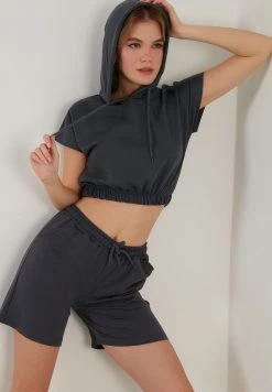 LELA SET - Shorts - Smoked Color, Mujer -LELA Tienda 498643c577424ab3953cb1642eb9a8ce