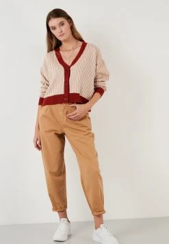 LELA Chaqueta De Punto - Brick Red , Mujer -LELA Tienda 4b3ca510b8514cc6a6f0cfb1e6b1c822