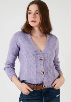 LELA Chaqueta De Punto - Lilac, Mujer -LELA Tienda 4cff33b7bcc04e639743814a389ea662