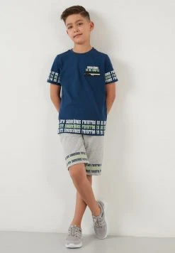 LELA SET - Shorts - Navy Blue , Niños