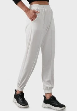 LELA Pantalones Deportivos - Ecru , Mujer -LELA Tienda 4dd278dccf79483392beee6c8d943f0c