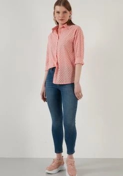 LELA REGULAR FIT - Camisa - Pink, Mujer -LELA Tienda 4ec8cce14ab24d1caaa038a1f834c898