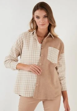 LELA Camisa - Stone Colored , Mujer -LELA Tienda 4f0d17b454fa4fbe94b9b62fdf2da32f