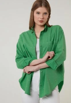 LELA Camisa - Pistachio Green , Mujer 9 LELA Camisa - Pistachio Green , Mujer -LELA Tienda 518a964cd4184892b585f95e2d72a4e7