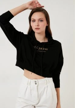 LELA Jersey Con Capucha - Black, Mujer -LELA Tienda 51d0eb47c24b4b789761536d567fe93f