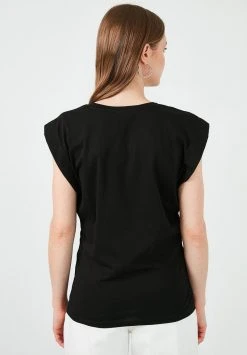 LELA Camiseta Básica - Black , Mujer -LELA Tienda 5350d2ef486f424fbd1a82e16e27b4fb