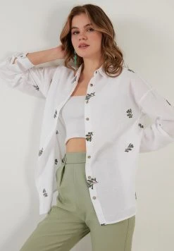 LELA OVERSIZED - Camisa - White , Mujer -LELA Tienda 546ff3f2b29942998b48fe996c613cc3
