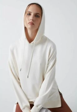 LELA Jersey Con Capucha - Dark Ecru , Mujer -LELA Tienda 548b5307104d43a180692746163da92b