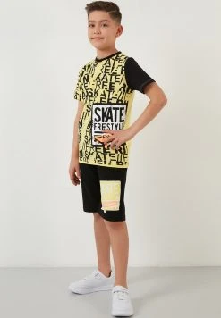 LELA SET - Shorts - Yellow , Niños