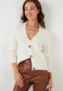 LELA Chaqueta De Punto - Ecru, Mujer -LELA Tienda 5885688bb8ab4b0dba8de261922316ea