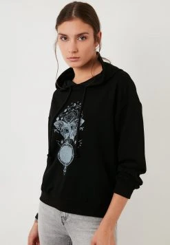 LELA Jersey Con Capucha - Black , Mujer -LELA Tienda 58873791dd2f436bab0d963351184113