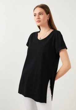 LELA Camiseta Estampada - Black, Mujer -LELA Tienda 591770d6bcee445bba62c40bca9d9ff6