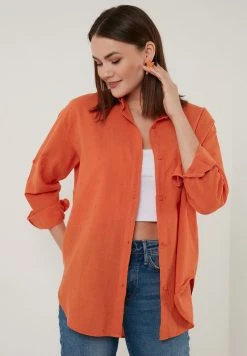 LELA Camisa - Orange Color, Mujer -LELA Tienda 5926282425da4b9cbce12141fa7035b6