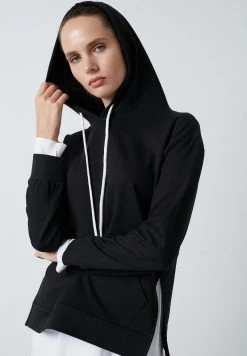 LELA Jersey Con Capucha - Black , Mujer