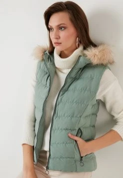 LELA GIA - Chaleco - Mint , Mujer -LELA Tienda 5a43354bff3447e9bdd9598bd70f0349