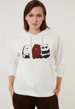 LELA Jersey Con Capucha - Ecru, Mujer -LELA Tienda 5c02c18df19d4512a3826fd4e66d726f