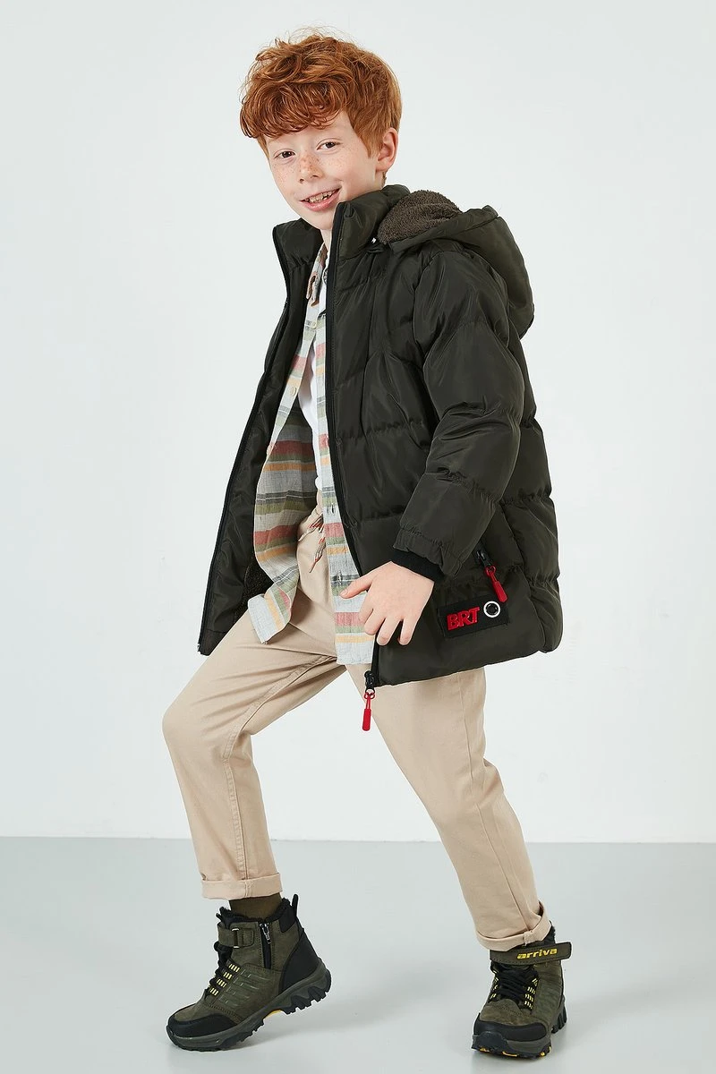 LELA Abrigo De Invierno - Khaki, Niños 2 LELA Abrigo De Invierno - Khaki, Niños - Imagen 2