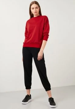 LELA SLIM FIT - Sudadera - Red, Mujer -LELA Tienda 5ec4d63d053b44f88caa7bfd82f0d298