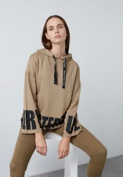 LELA Jersey Con Capucha - Khaki , Mujer -LELA Tienda 5ec5adbc4e664f87be68216362e69c59