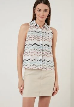 LELA REGULAR FIT - Camisa - White Snuff , Mujer