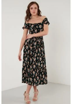 LELA Vestido Informal - Black , Mujer