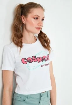 LELA Camiseta Estampada - White , Mujer -LELA Tienda 634504a8f1974b7e90122c39e16a7080