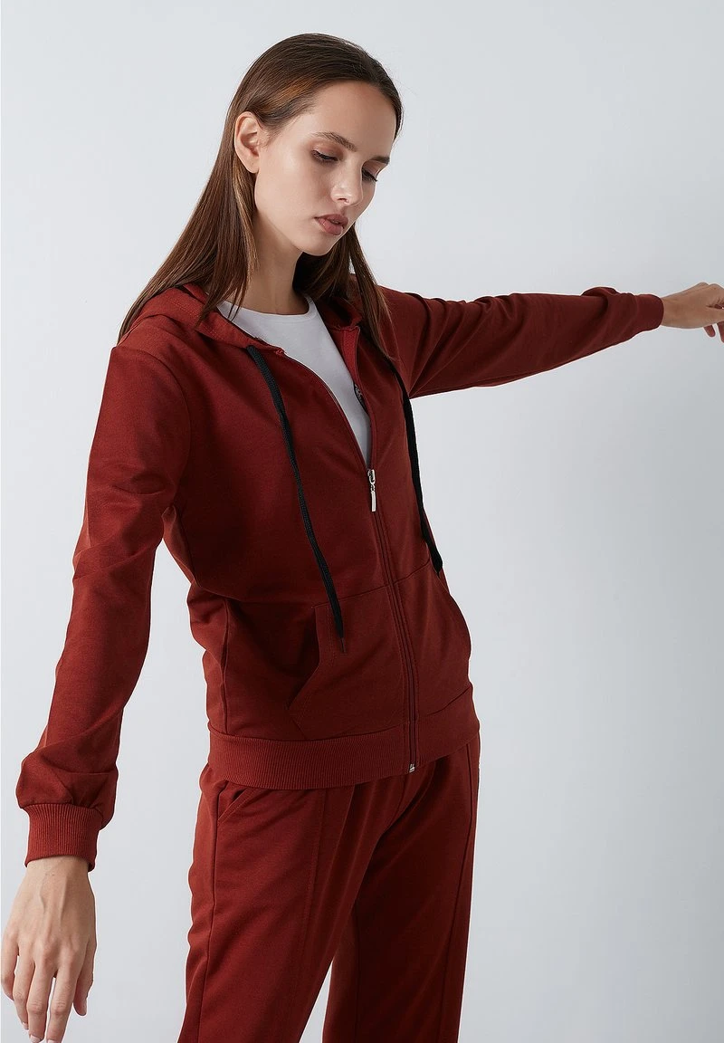 LELA Sudadera - Brick Red, Mujer 2 LELA Sudadera - Brick Red, Mujer - Imagen 2