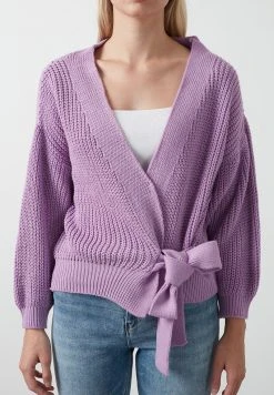LELA V NECK - Jersey De Punto - Lilac, Mujer
