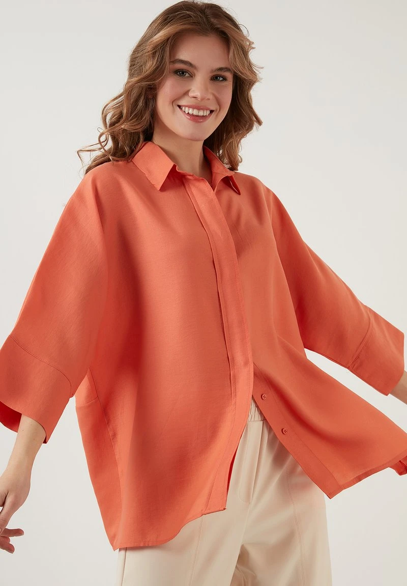 LELA Camisa - Orange , Mujer 4 LELA Camisa - Orange , Mujer - Imagen 4