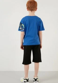 LELA REGULAR FIT T-SHIRT AND SHORTS - Shorts - Blue , Niños -LELA Tienda 6aeaed35391b495489fd7a11987789d0