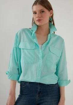 LELA REGULAR FIT - Camisa - Mint , Mujer 10 LELA REGULAR FIT - Camisa - Mint , Mujer -LELA Tienda 6b96b6770e11429ea30615e7446fb036