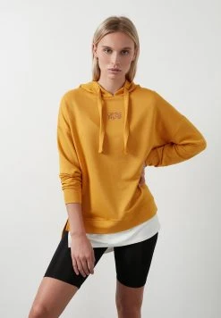 LELA Jersey Con Capucha - Mustard Color , Mujer