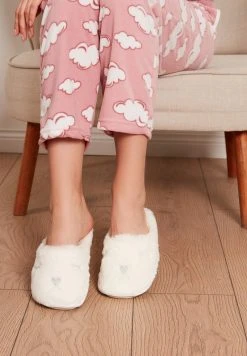 LELA Pantuflas - Ecru , Mujer