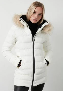 LELA Abrigo De Invierno - Ecru , Mujer