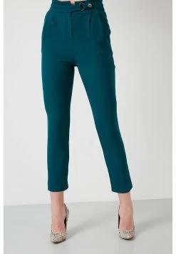 LELA Pantalones - Petrol Blue, Mujer