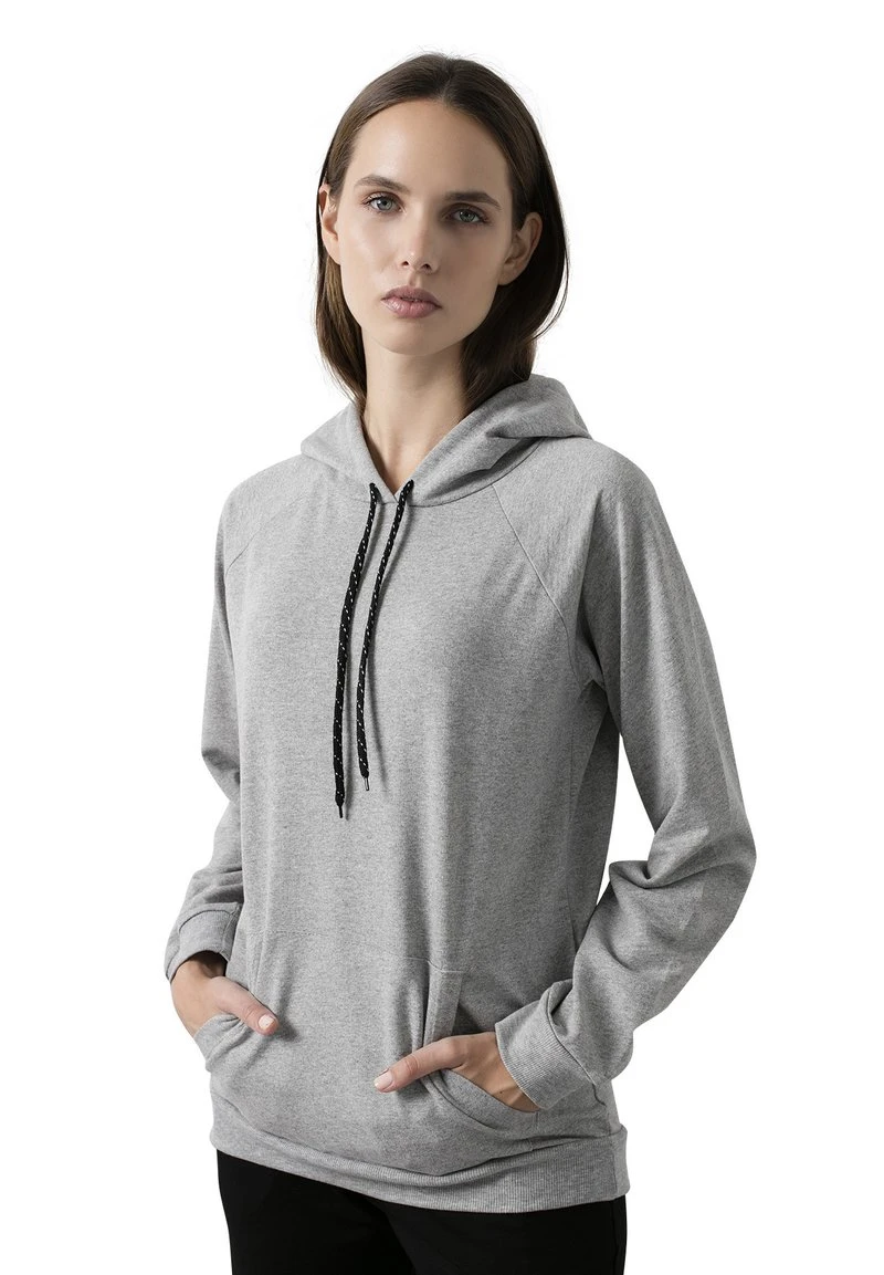 LELA KANGAROO POCKET - Jersey Con Capucha - Grey , Mujer 1 LELA KANGAROO POCKET - Jersey Con Capucha - Grey , Mujer