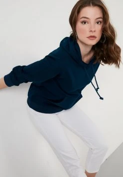 LELA BACK PRINT - Jersey Con Capucha - Indigo , Mujer -LELA Tienda 71116194cb77434f9e95dac0015d2063