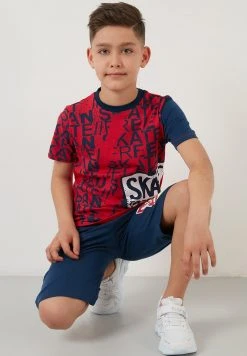 LELA SET - Shorts - Red , Niños -LELA Tienda 71297e9e0a6b49afb49c70f1db1bfecc