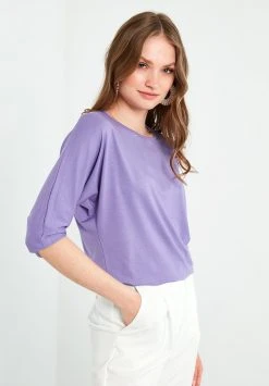 LELA Camiseta De Manga Larga - Lilac , Mujer