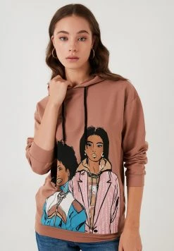 LELA Jersey Con Capucha - Biscuit Color , Mujer -LELA Tienda 74fab007161b4cf4b9bb904b091e9cf1