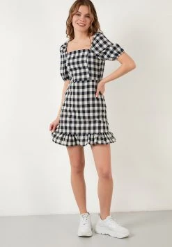 LELA Vestido Informal - Navy Blue , Mujer -LELA Tienda 765bdec2e7f6471c9534ed4457b464d6