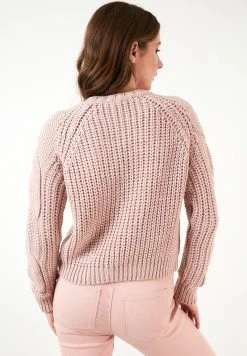 LELA CREW NECK JUMPER 4615106 - Jersey De Punto - Powder Pink, Mujer 5 LELA CREW NECK JUMPER 4615106 - Jersey De Punto - Powder Pink, Mujer -LELA Tienda 7708ec3ff3234d0fb34a657d408c42e5